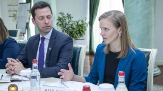 Chairman of the RA Investigative Committee Received U.S. Deputy Assistant Secretary in the Bureau of International Narcotics and Law Enforcement Affairs Brandon Yoder; Issues of Cooperation Expansion Discussed (photos)